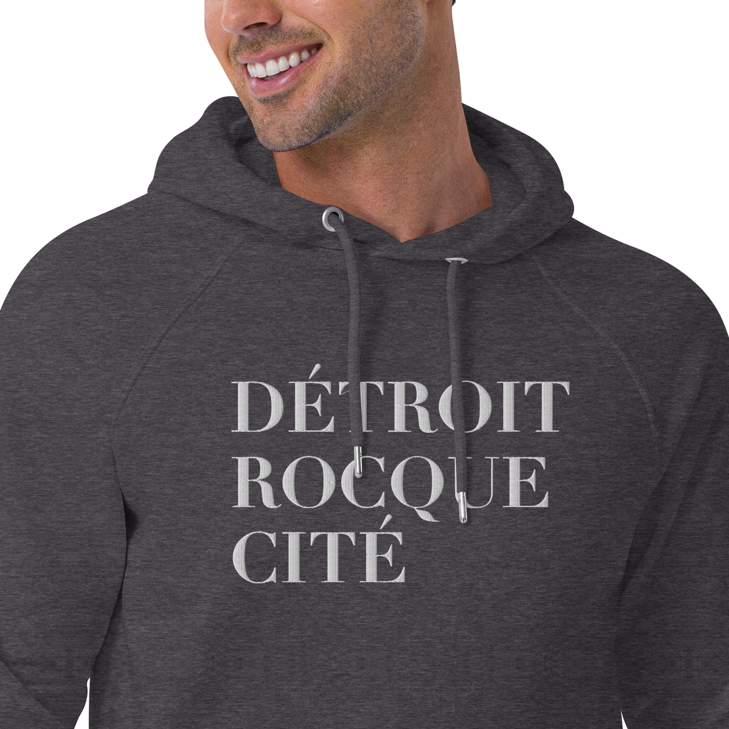 'Détroit Rocque Cité' Hoodie | Unisex Organic