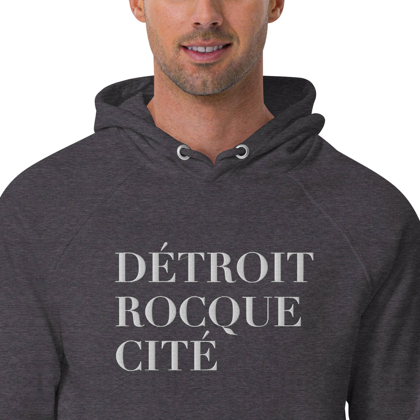 'Détroit Rocque Cité' Hoodie | Unisex Organic