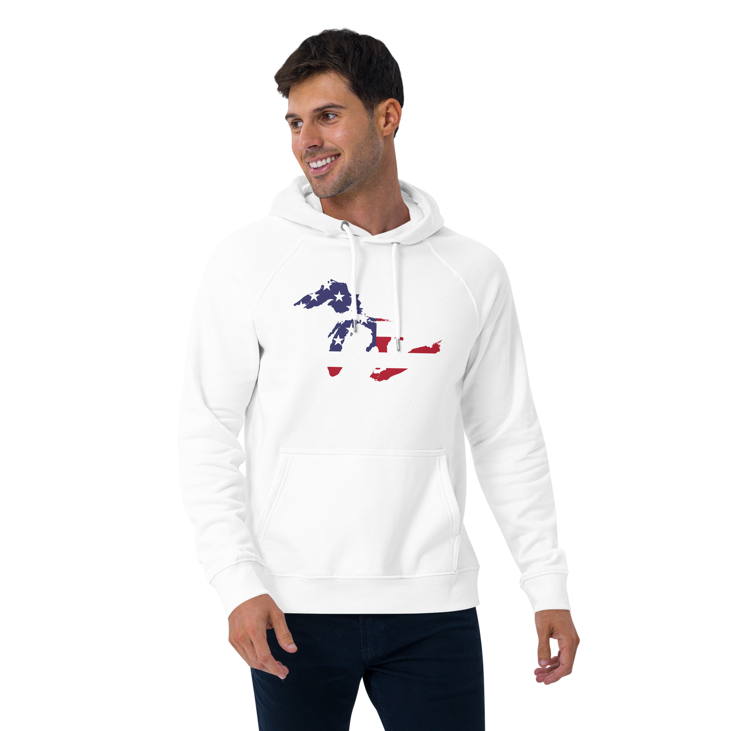 Great Lakes Hoodie (Patriotic Edition) | Unisex Organic