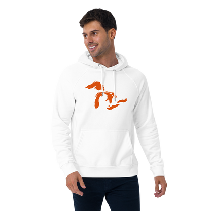 Great Lakes Hoodie (Maple Leaf Orange) | Unisex Organic