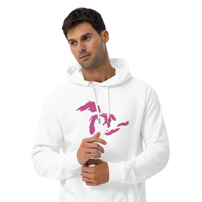 Great Lakes Hoodie (Apple Blossom Pink) | Unisex Organic