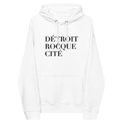 'Détroit Rocque Cité' Hoodie | Unisex Organic