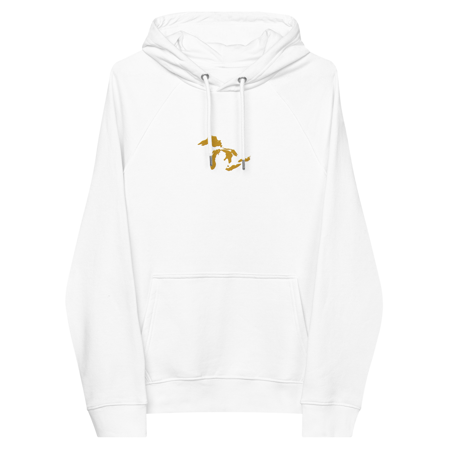 Great Lakes Hoodie (Gold) | Unisex Organic - Emb.