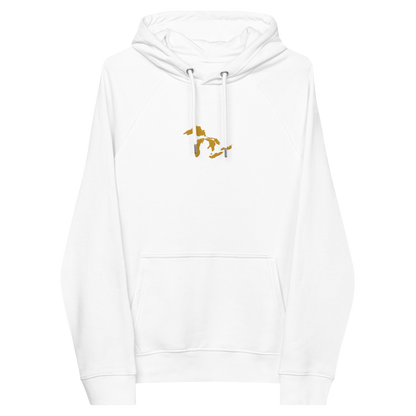 Great Lakes Hoodie (Gold) | Unisex Organic - Emb.