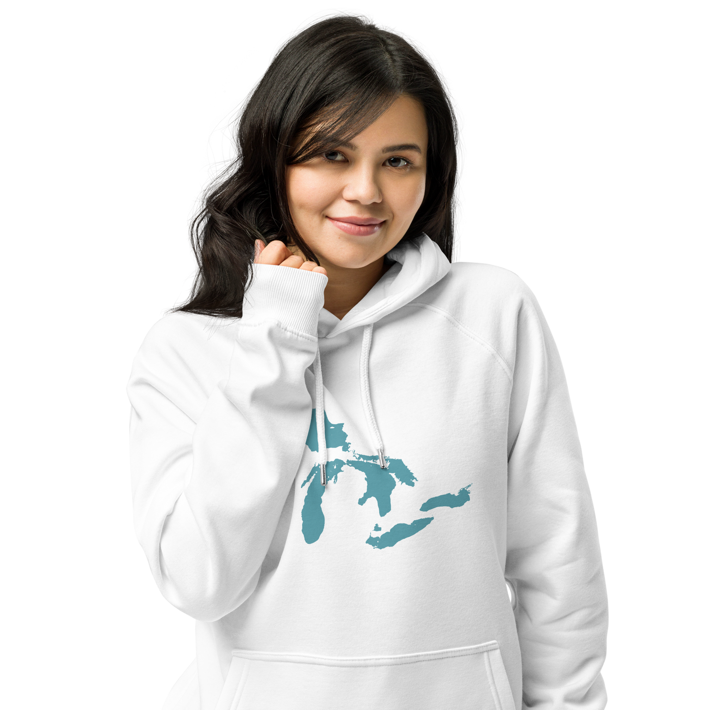 Great Lakes Hoodie (Huron Blue) | Unisex Organic