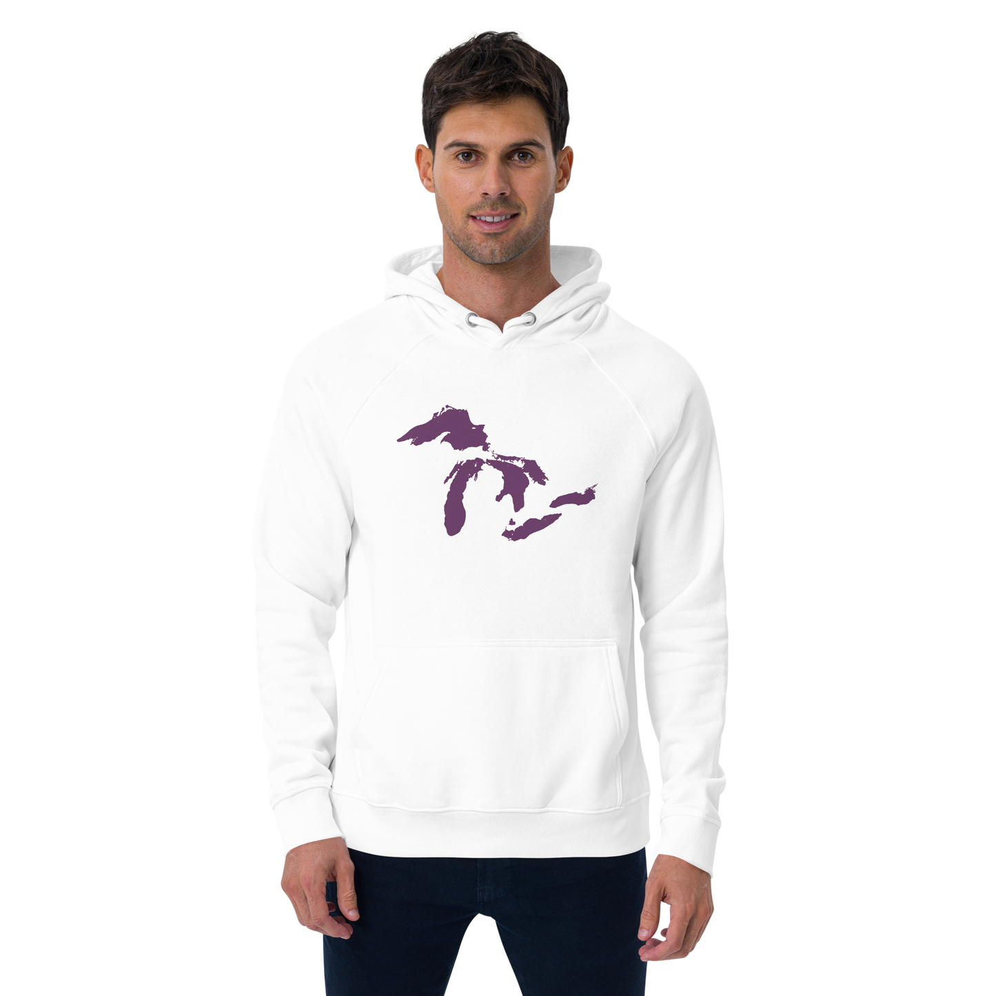 Great Lakes Hoodie (Plum) | Unisex Organic