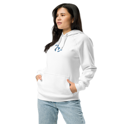 Great Lakes Hoodie (Superior Blue) | Unisex Organic - Emb.