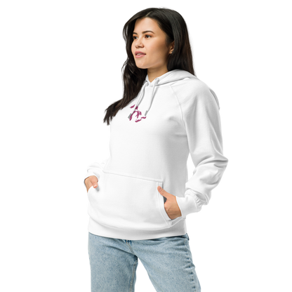 Great Lakes Hoodie (Apple Blossom Pink) | Unisex Organic - Emb.