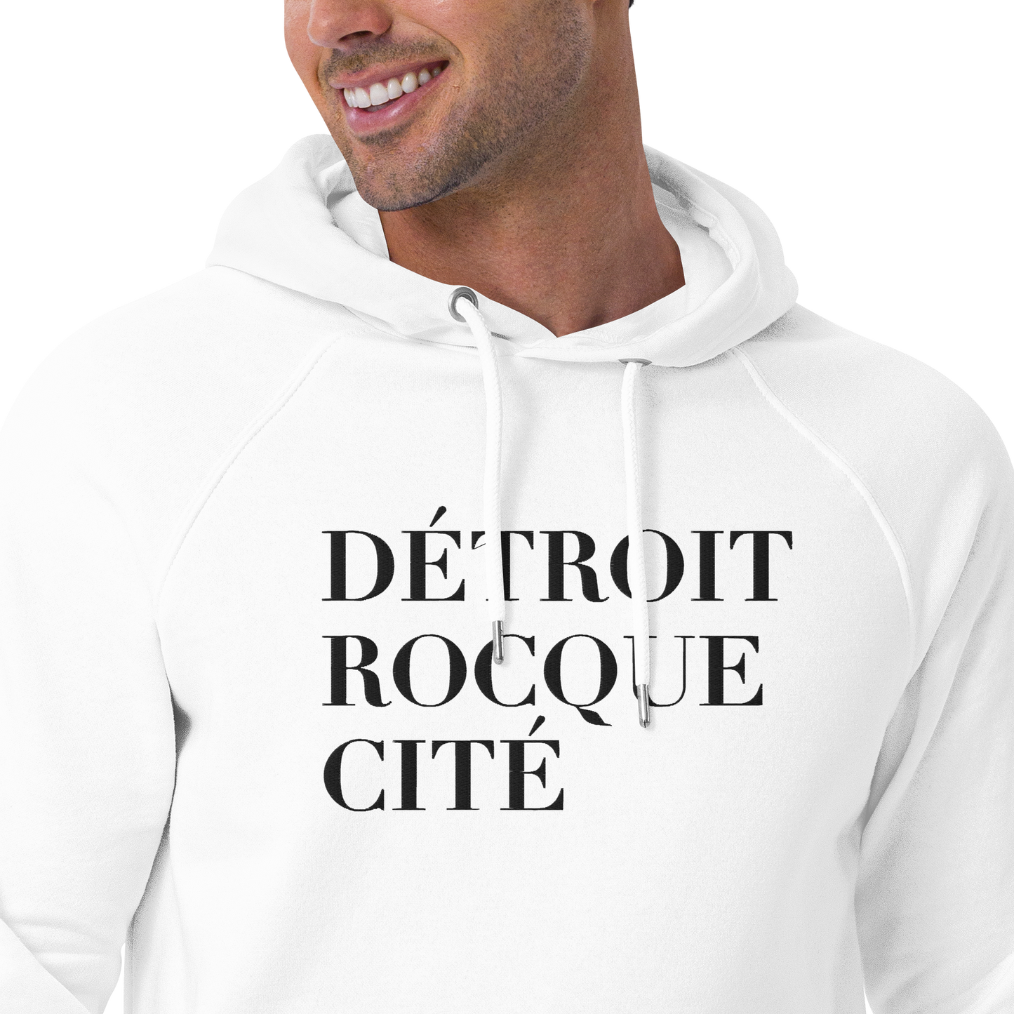 'Détroit Rocque Cité' Hoodie | Unisex Organic