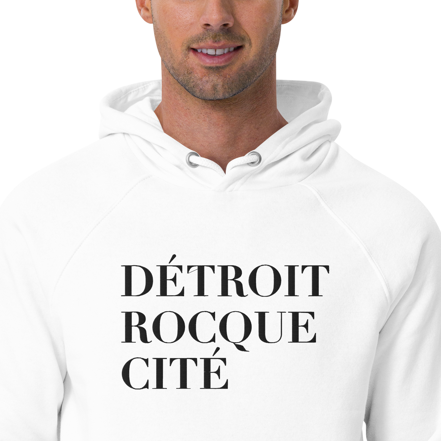 'Détroit Rocque Cité' Hoodie | Unisex Organic