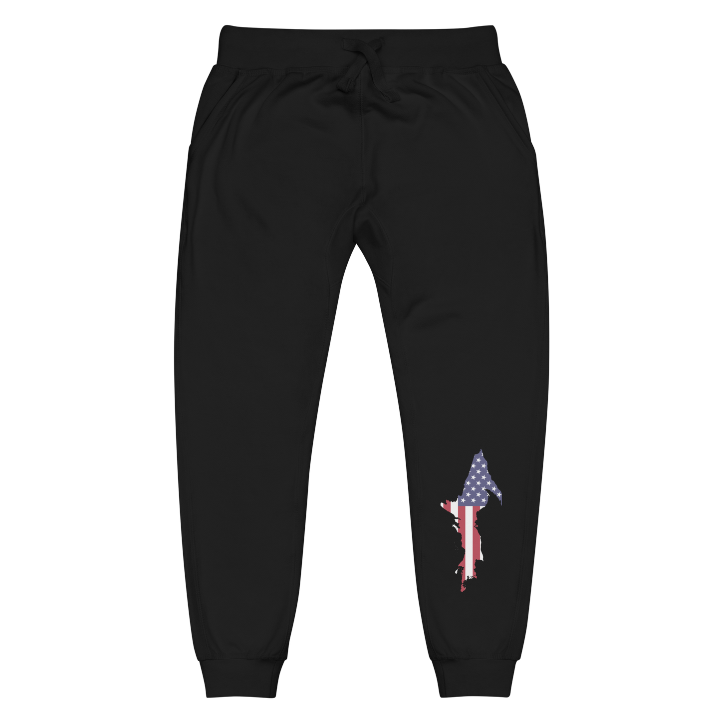 Michigan Upper Peninsula Sweatpants (w/ MI USA Flag Outline)