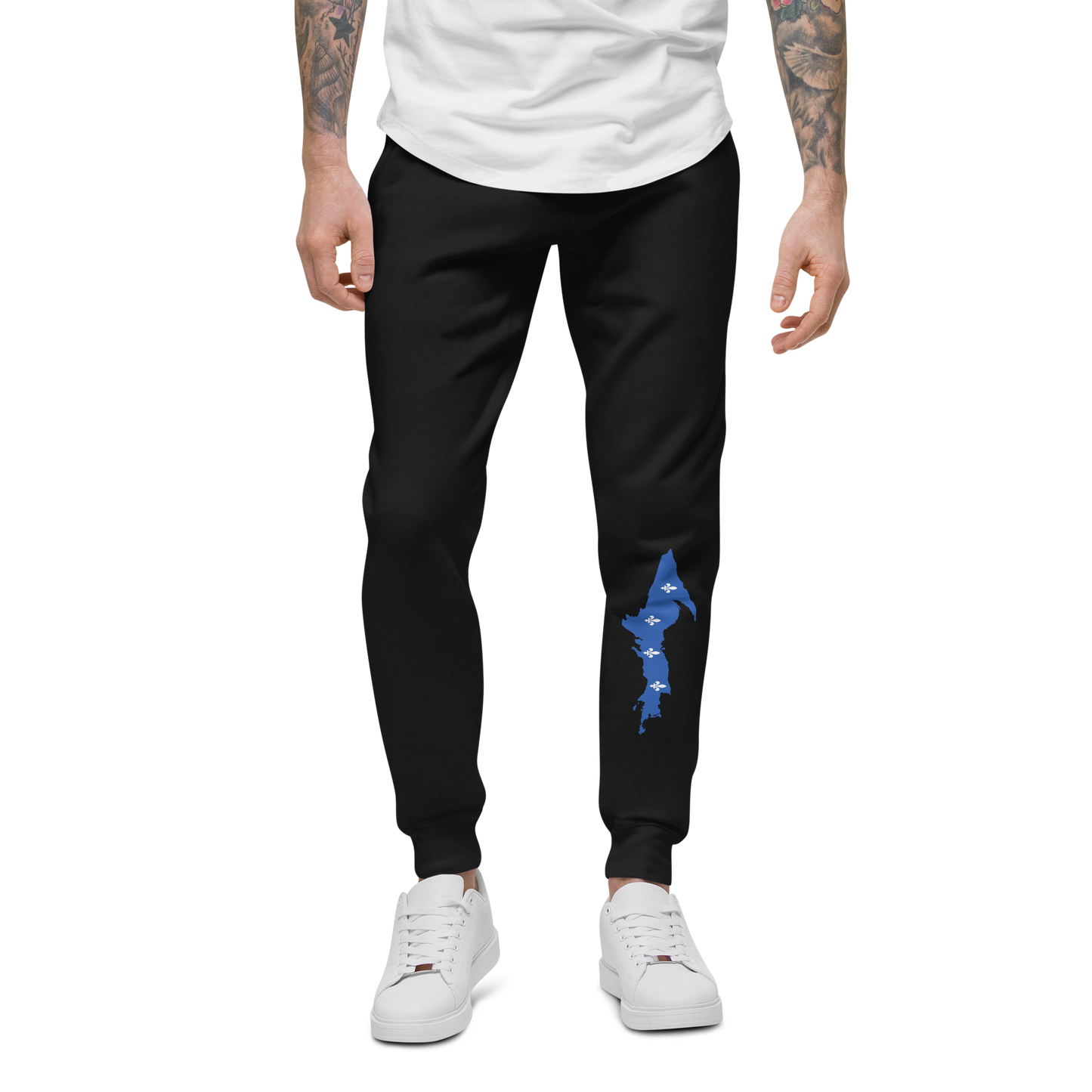 Michigan Upper Peninsula Sweatpants (w/ UP Quebec Flag Outline)