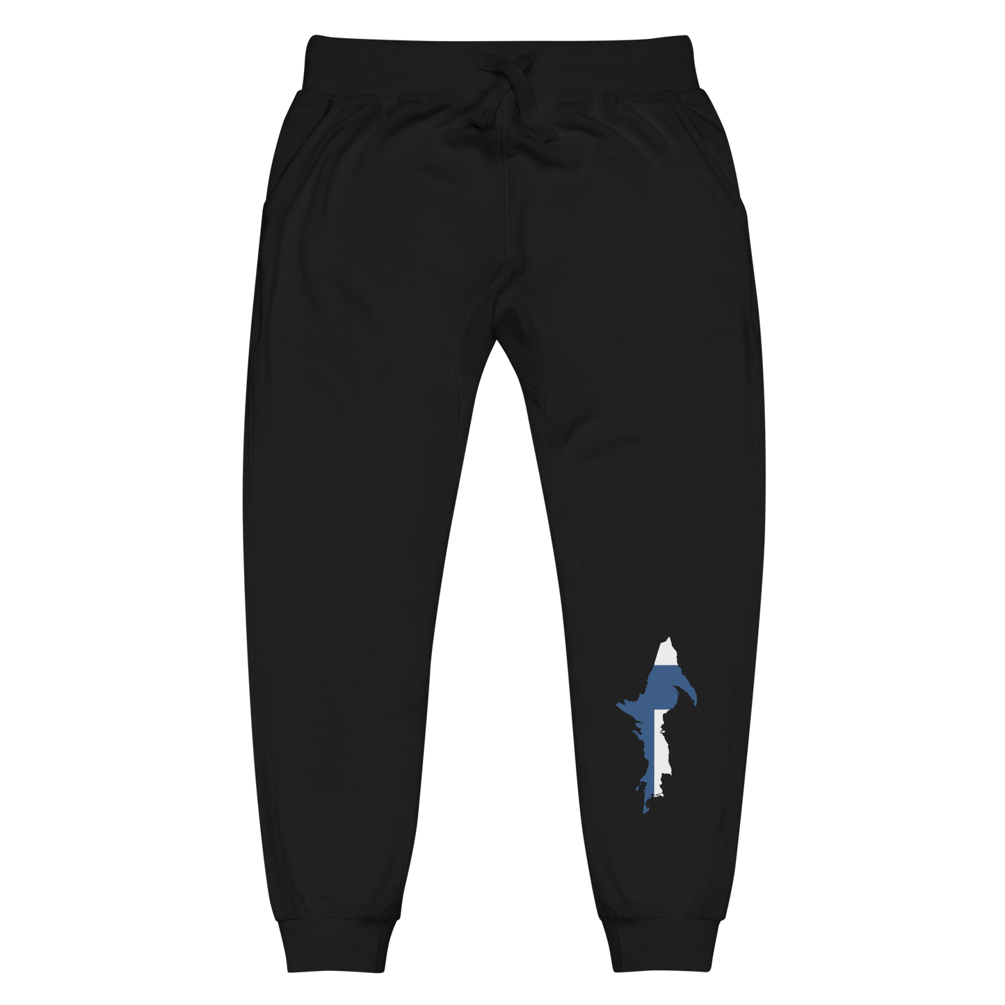 Michigan Upper Peninsula Sweatpants (w/ UP Finland Flag Outline)