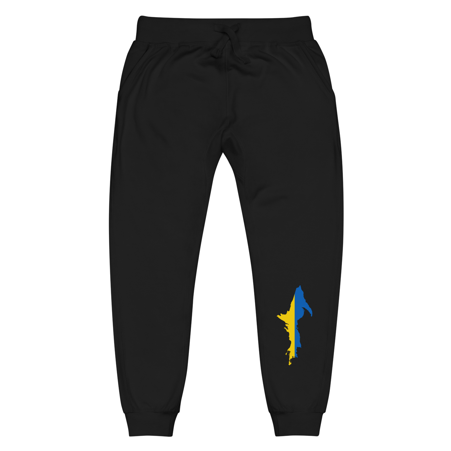 Michigan Upper Peninsula Sweatpants (w/ UP Ukraine Flag Outline)