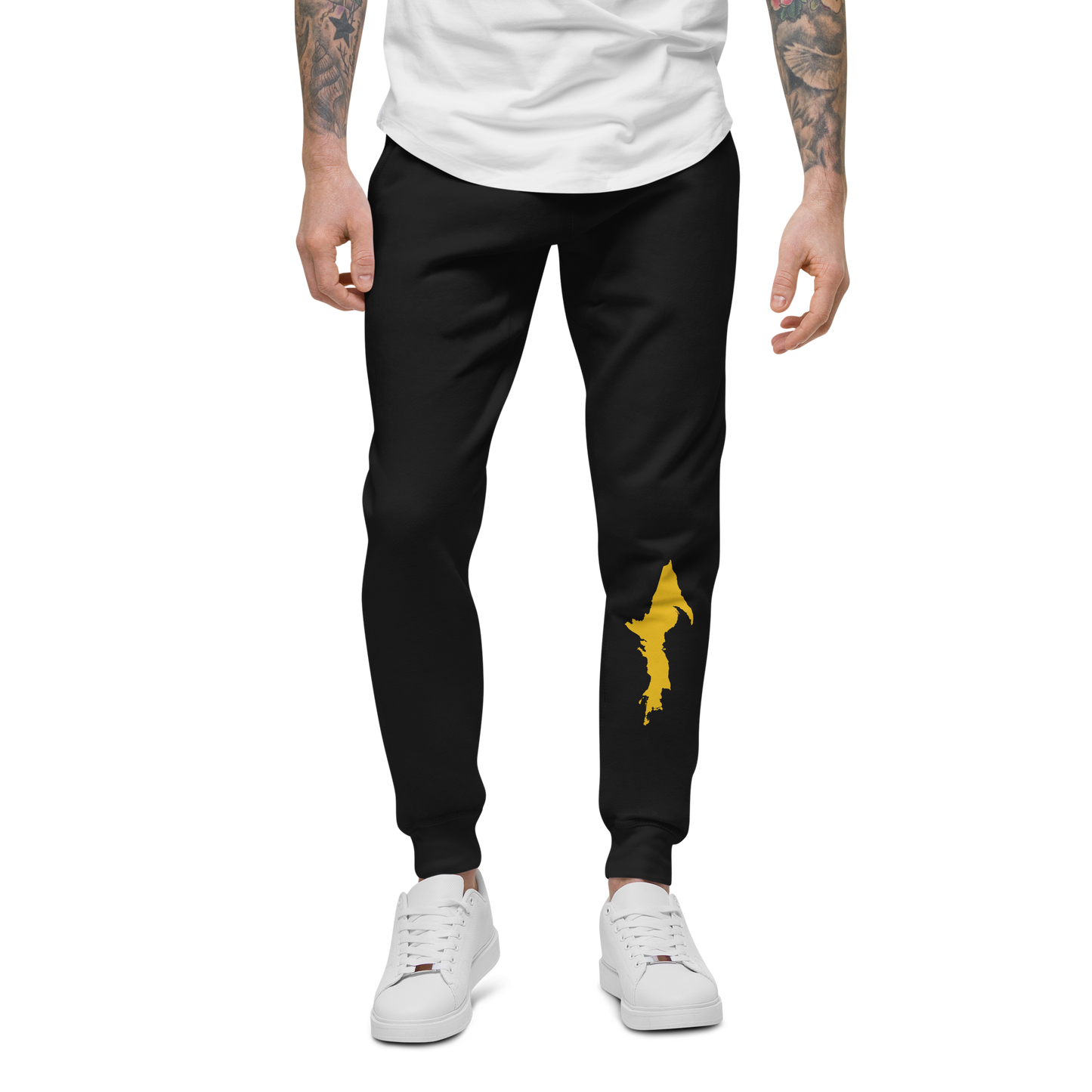 Michigan Upper Peninsula Sweatpants (w/ Gold UP Outline)