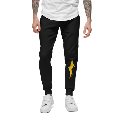 Michigan Upper Peninsula Sweatpants (w/ Gold UP Outline)