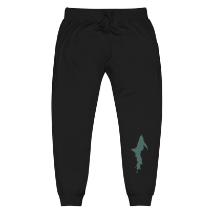 Michigan Upper Peninsula Sweatpants (w/ Green UP Outline)