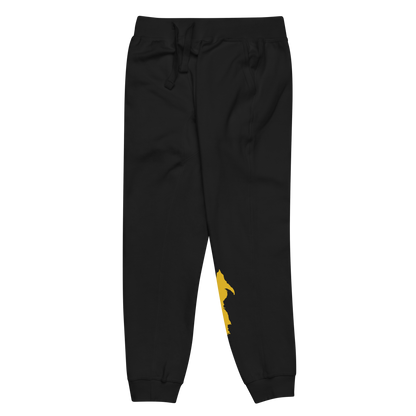 Michigan Upper Peninsula Sweatpants (w/ Gold UP Outline)