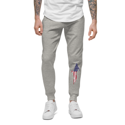 Michigan Upper Peninsula Sweatpants (w/ MI USA Flag Outline)