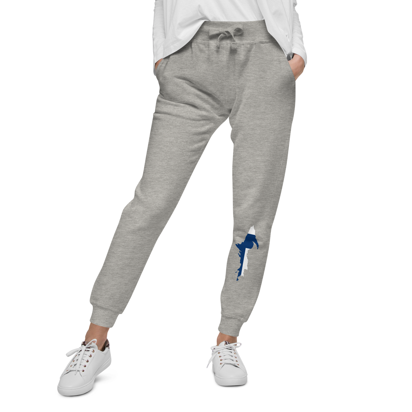 Michigan Upper Peninsula Sweatpants (w/ UP Finland Flag Outline)