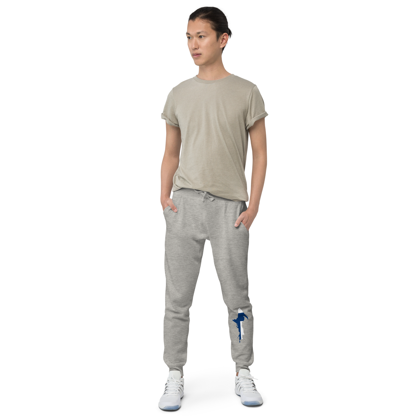 Michigan Upper Peninsula Sweatpants (w/ UP Finland Flag Outline)