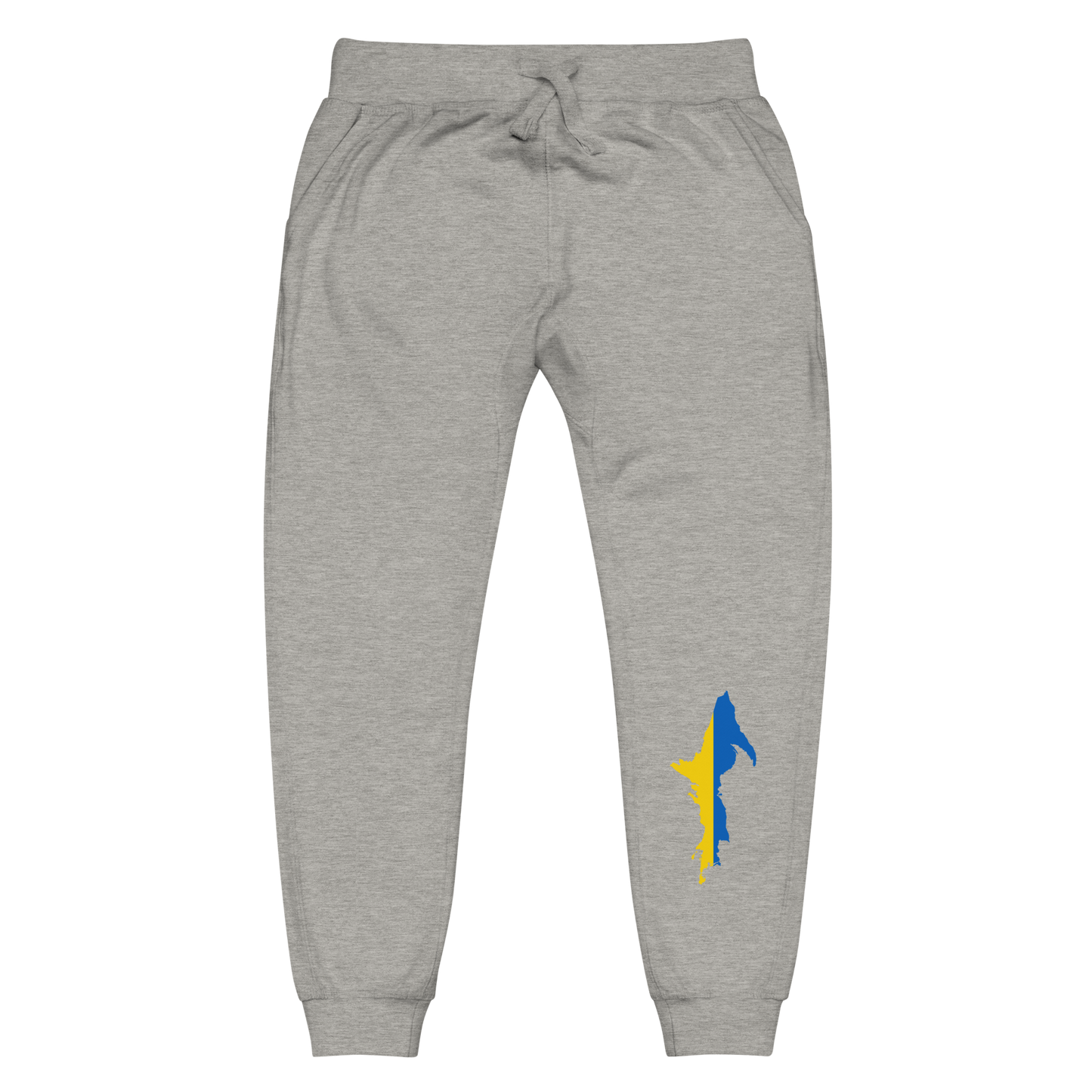 Michigan Upper Peninsula Sweatpants (w/ UP Ukraine Flag Outline)