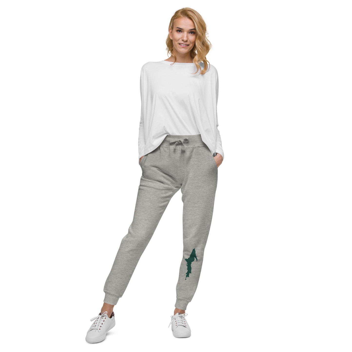 Michigan Upper Peninsula Sweatpants (w/ Green UP Outline)