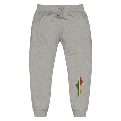 Michigan Upper Peninsula Sweatpants (w/ UP Pride Flag Outline)