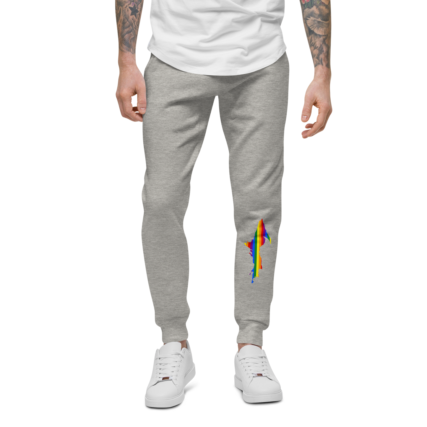 Michigan Upper Peninsula Sweatpants (w/ UP Pride Flag Outline)