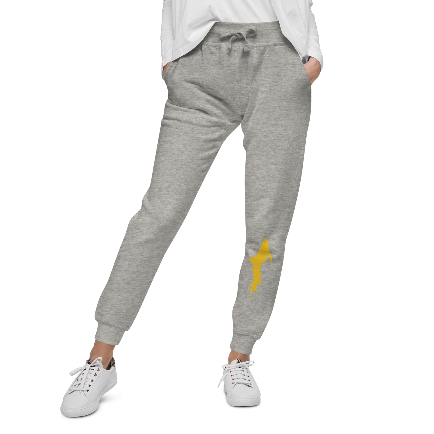 Michigan Upper Peninsula Sweatpants (w/ Gold UP Outline)