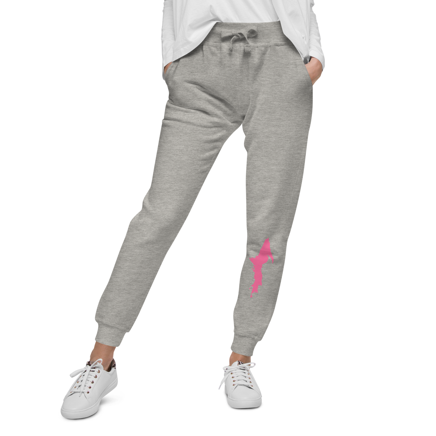 Michigan Upper Peninsula Sweatpants (w/ Pink UP Outline)