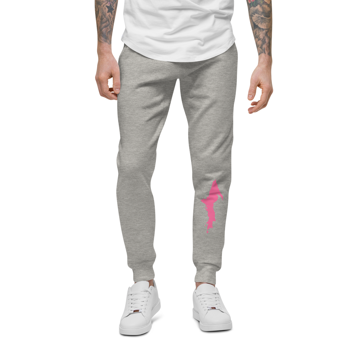 Michigan Upper Peninsula Sweatpants (w/ Pink UP Outline)