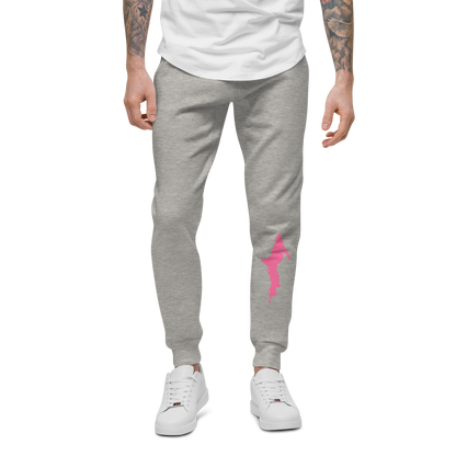 Michigan Upper Peninsula Sweatpants (w/ Pink UP Outline)