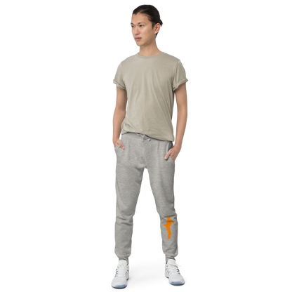 Michigan Upper Peninsula Sweatpants (w/ Orange UP Outline)