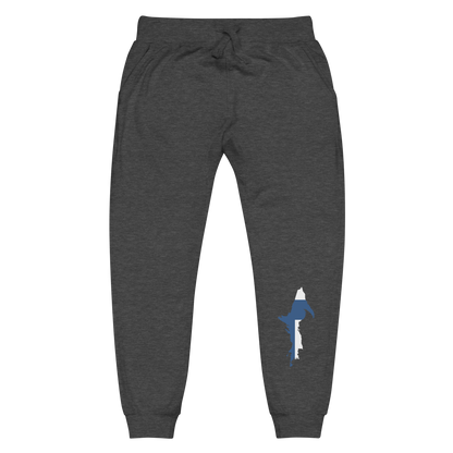 Michigan Upper Peninsula Sweatpants (w/ UP Finland Flag Outline)