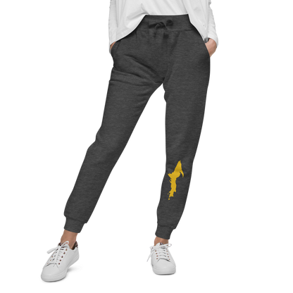 Michigan Upper Peninsula Sweatpants (w/ Gold UP Outline)