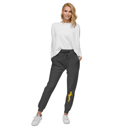 Michigan Upper Peninsula Sweatpants (w/ Gold UP Outline)