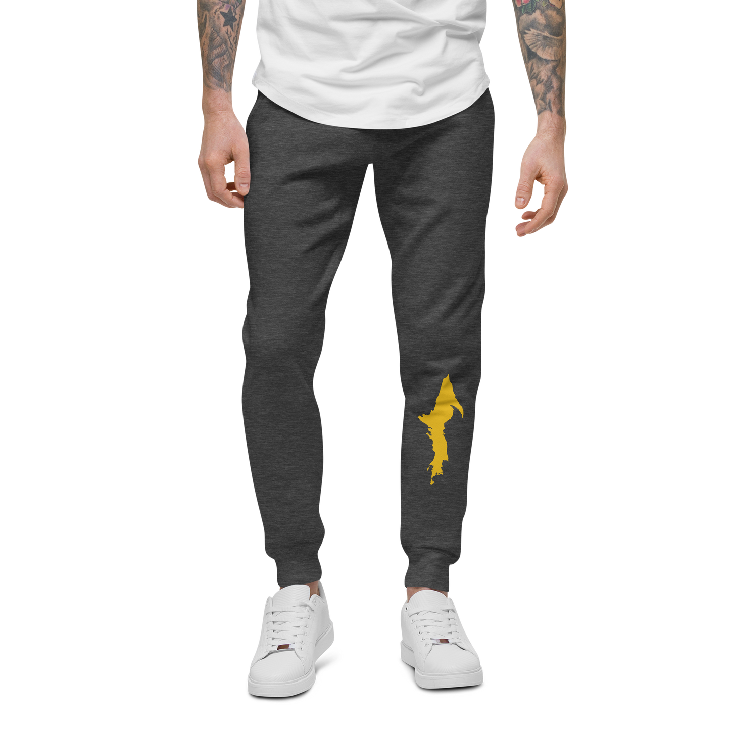 Michigan Upper Peninsula Sweatpants (w/ Gold UP Outline)