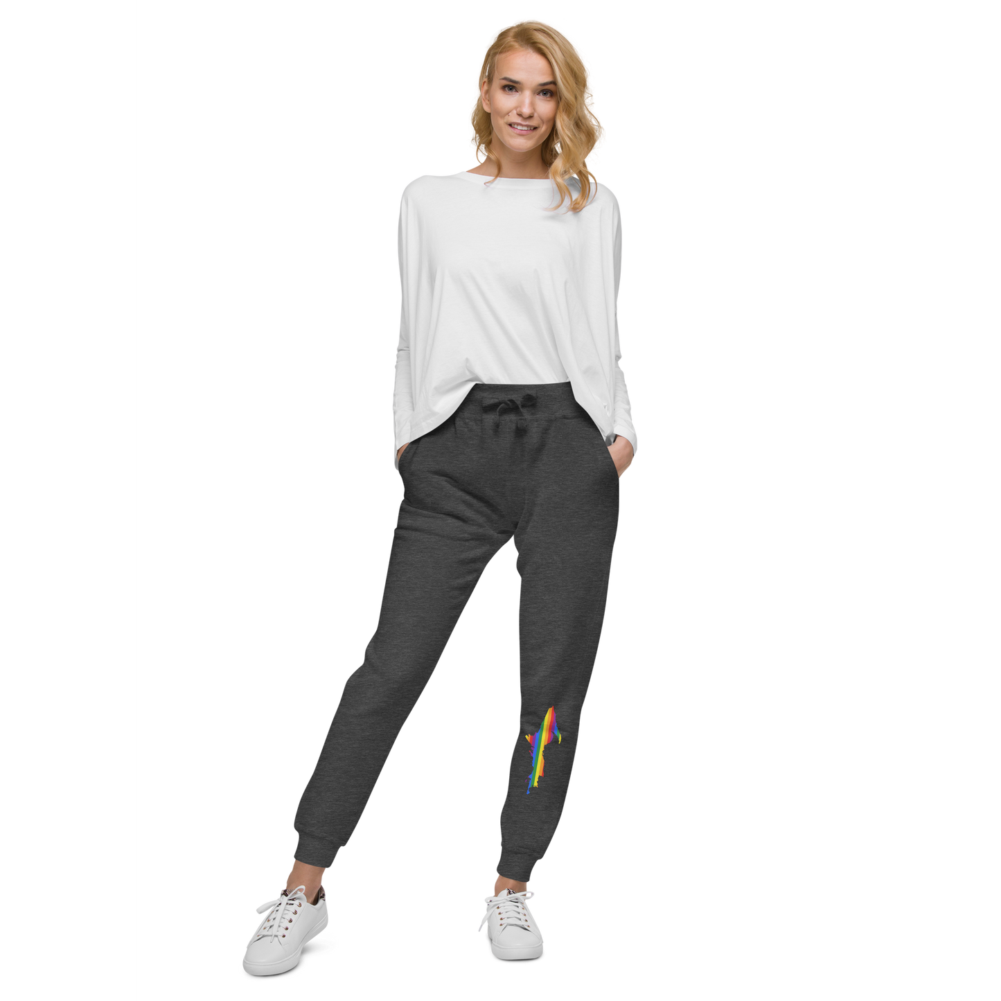 Michigan Upper Peninsula Sweatpants (w/ UP Pride Flag Outline)