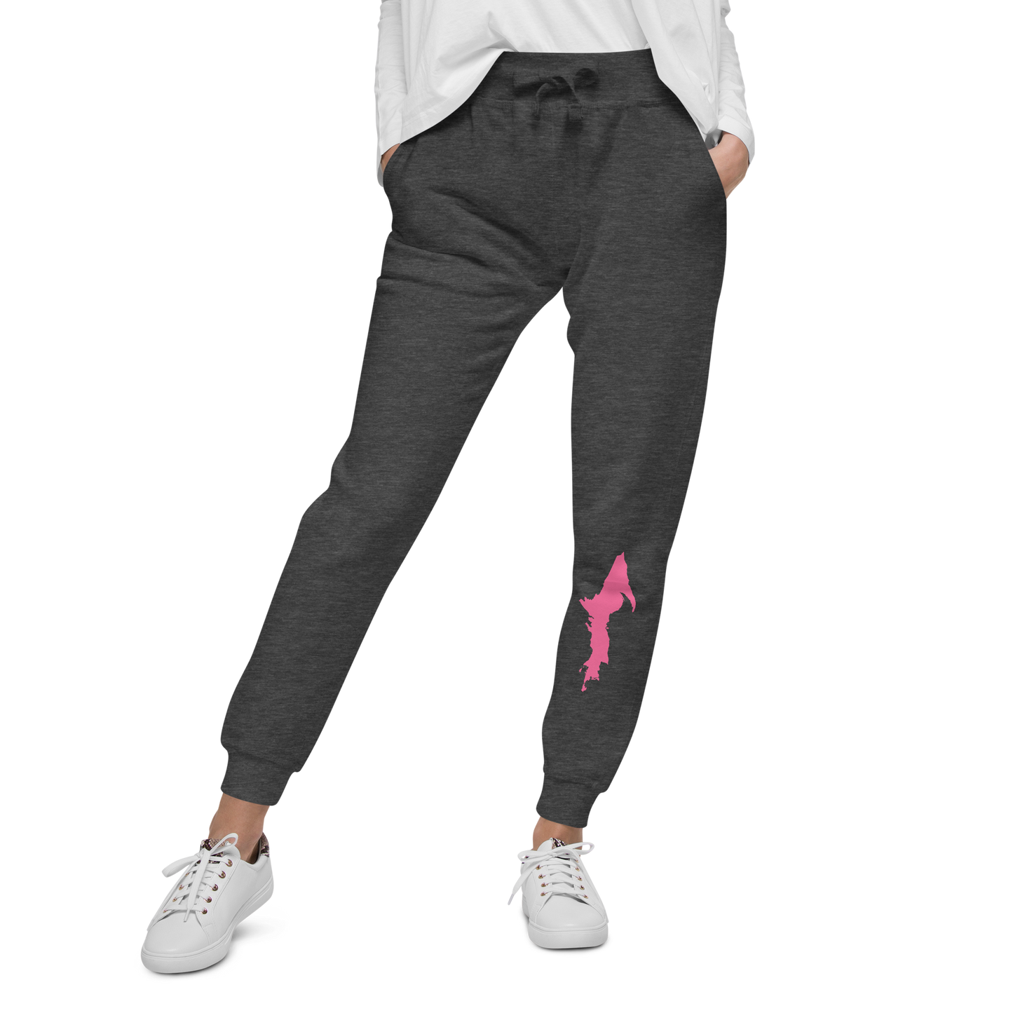 Michigan Upper Peninsula Sweatpants (w/ Pink UP Outline)