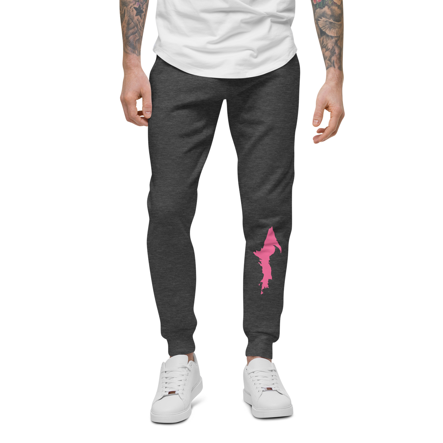 Michigan Upper Peninsula Sweatpants (w/ Pink UP Outline)