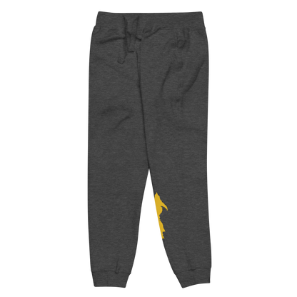 Michigan Upper Peninsula Sweatpants (w/ Gold UP Outline)