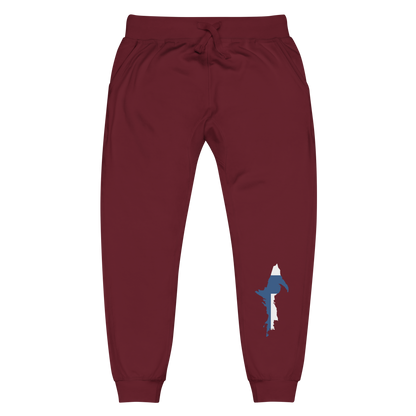 Michigan Upper Peninsula Sweatpants (w/ UP Finland Flag Outline)