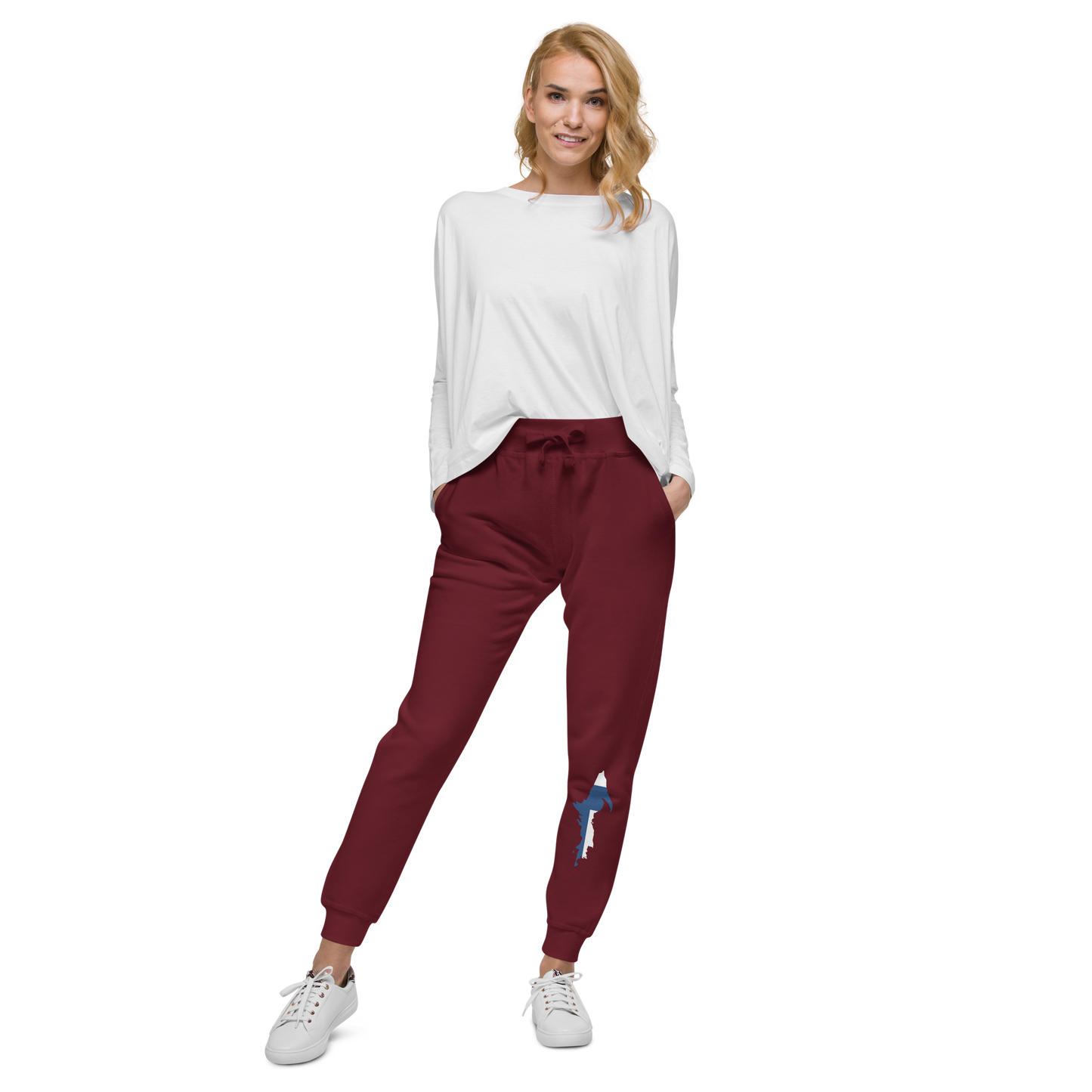 Michigan Upper Peninsula Sweatpants (w/ UP Finland Flag Outline)