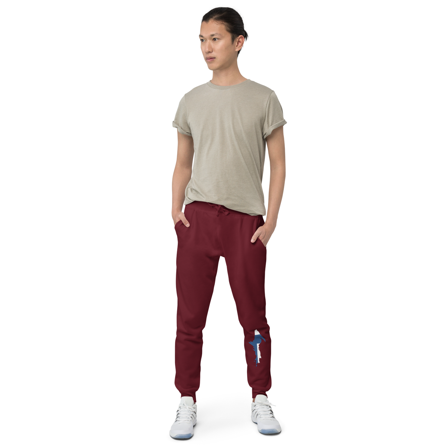 Michigan Upper Peninsula Sweatpants (w/ UP Finland Flag Outline)