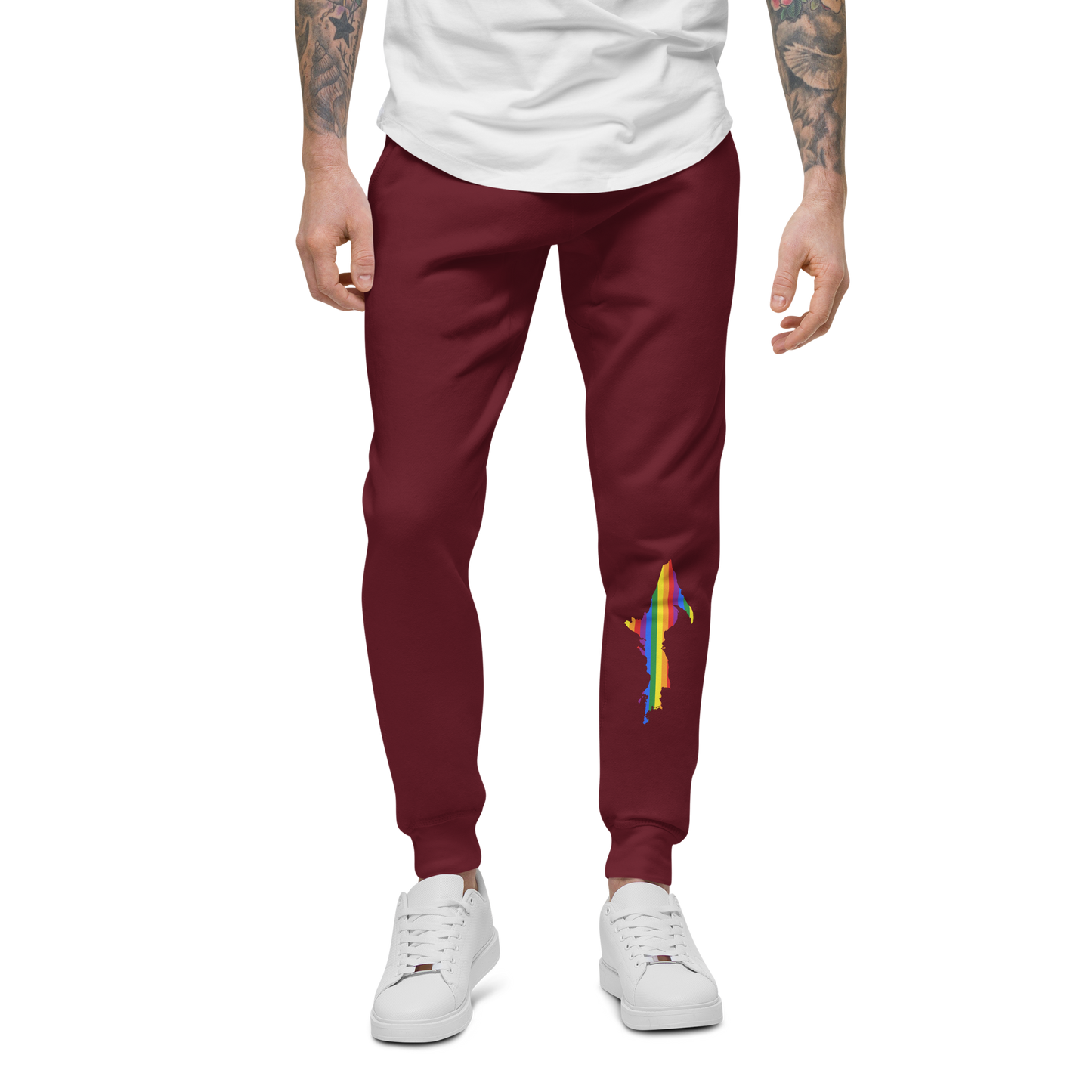 Michigan Upper Peninsula Sweatpants (w/ UP Pride Flag Outline)