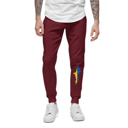 Michigan Upper Peninsula Sweatpants (w/ UP Ukraine Flag Outline)