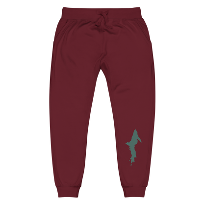 Michigan Upper Peninsula Sweatpants (w/ Green UP Outline)