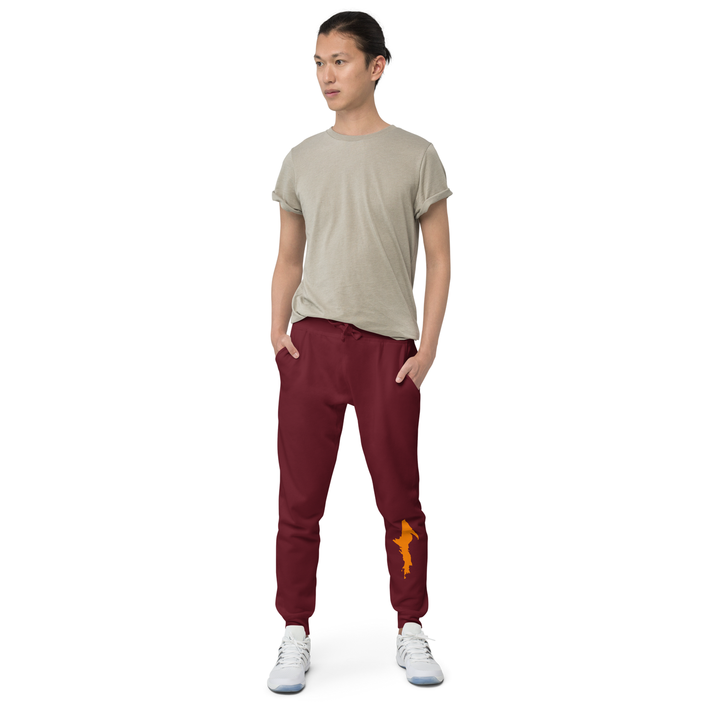 Michigan Upper Peninsula Sweatpants (w/ Orange UP Outline)