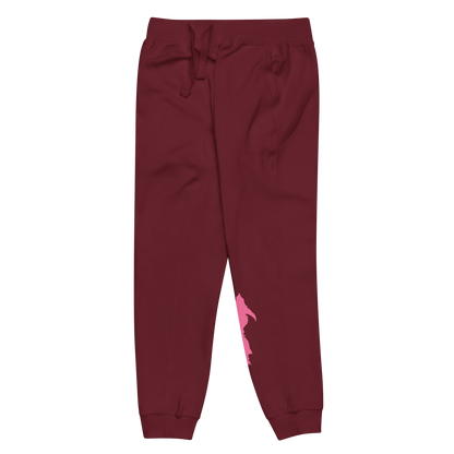 Michigan Upper Peninsula Sweatpants (w/ Pink UP Outline)